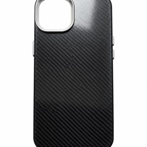 Funda Premium para iPhone · Efecto fibra de carbono